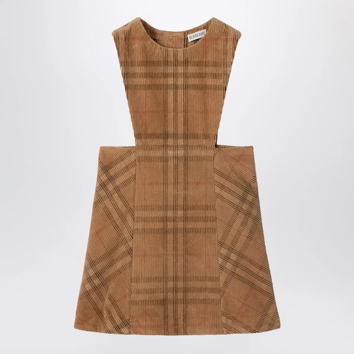Burberry Corduroy Check-Patterned Overalls