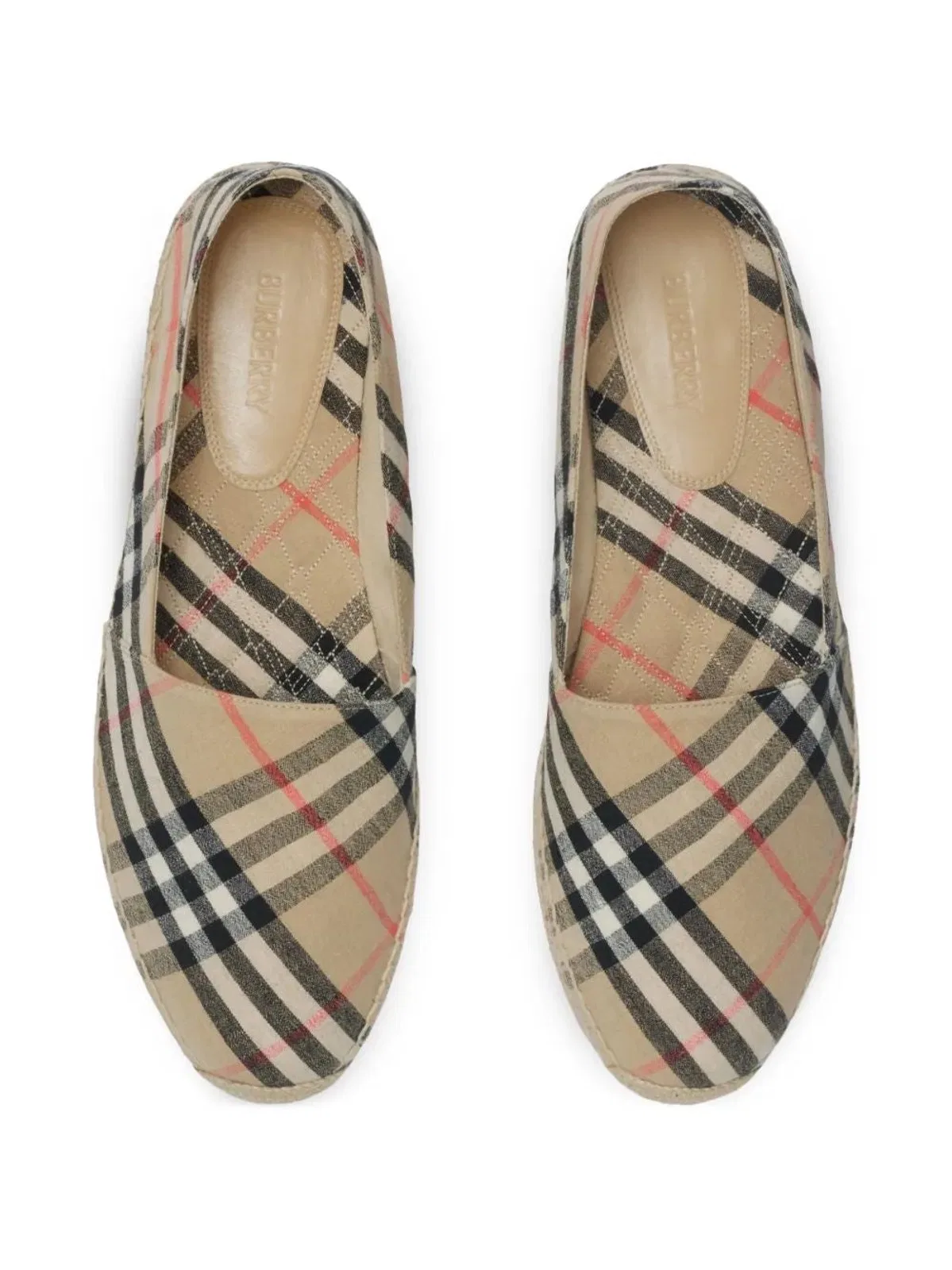 Burberry Mf Mews Espadrille Flat