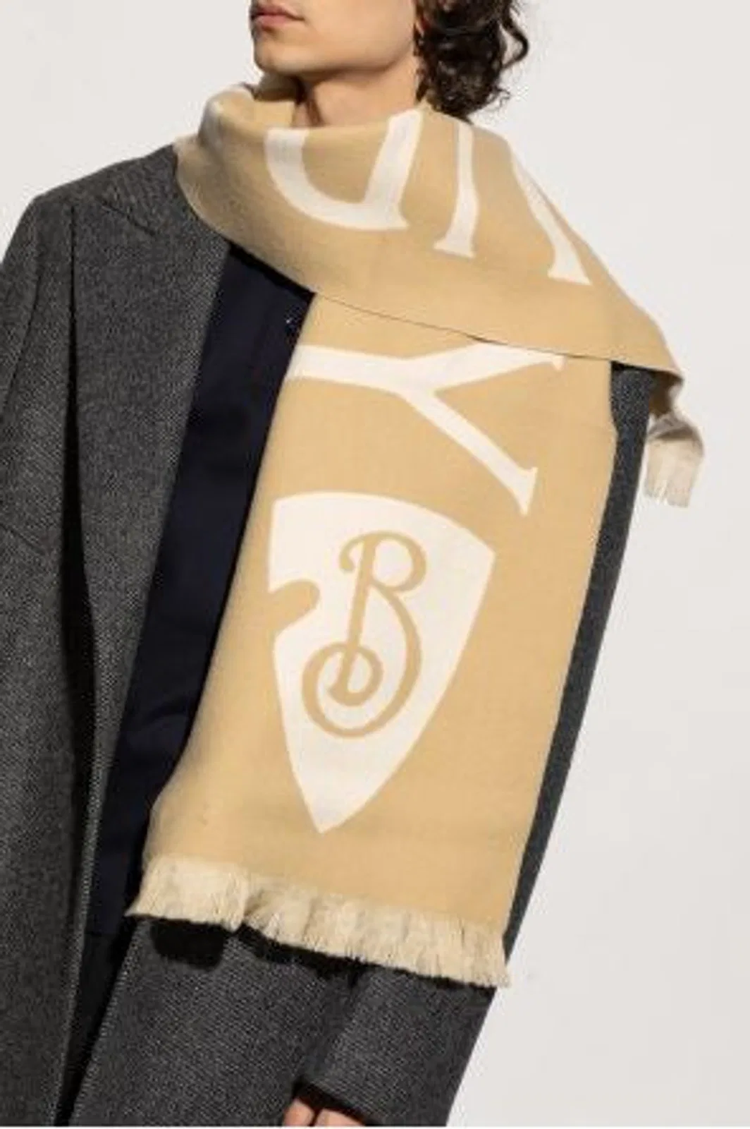 Burberry Beige Wool Scarf