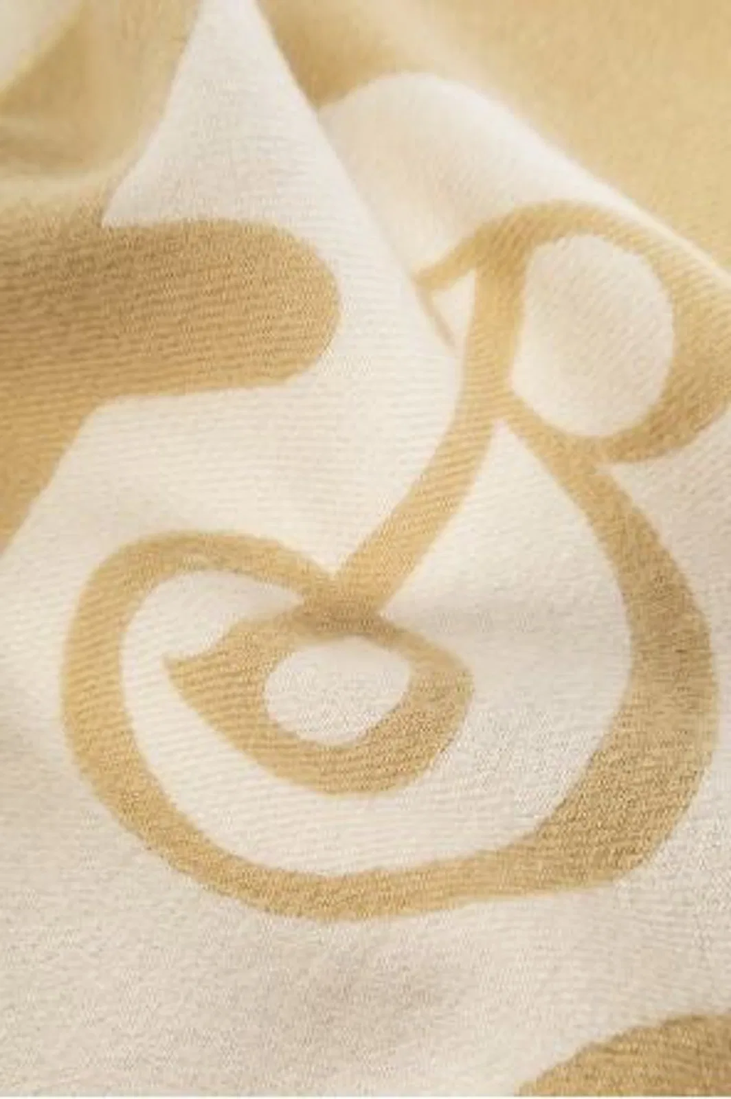 Burberry Beige Wool Scarf