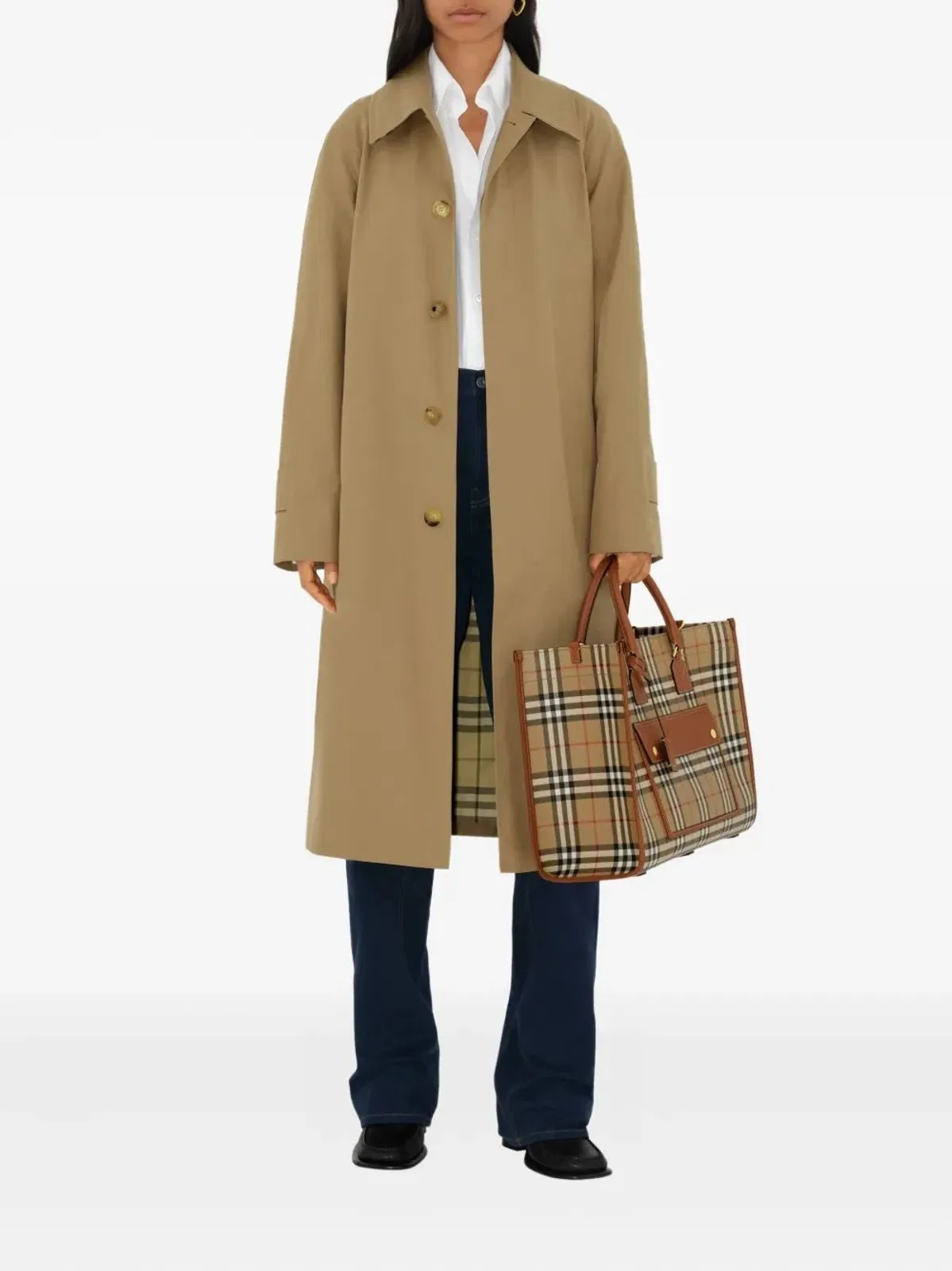 Burberry Ll Md Freya Tote Dfc