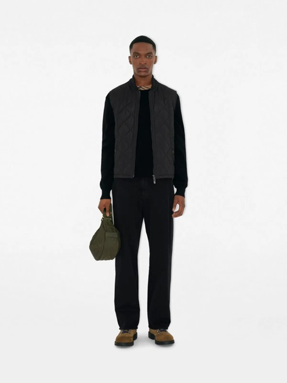 Burberry Black Nylon Vest