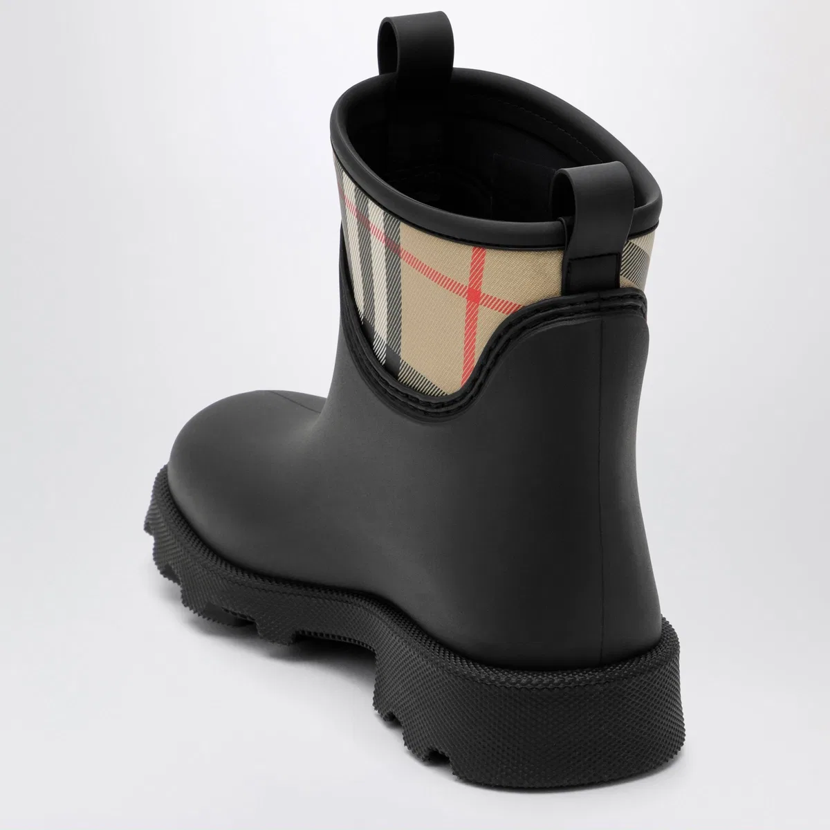 Burberry Marsh Stamp Rubber And Nylon Rain Boots 