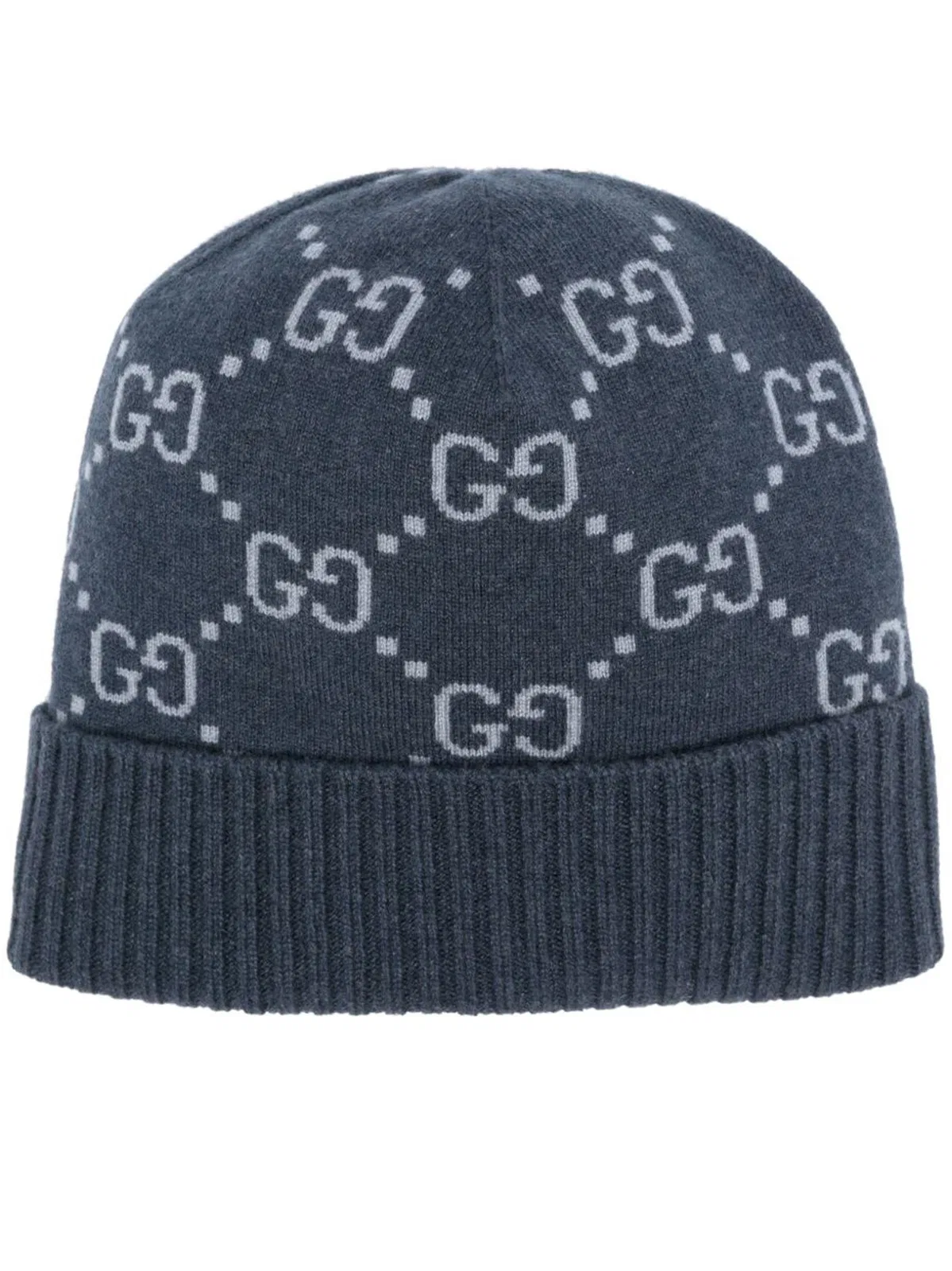 Gucci Blue Cashmere Hat Nuancie