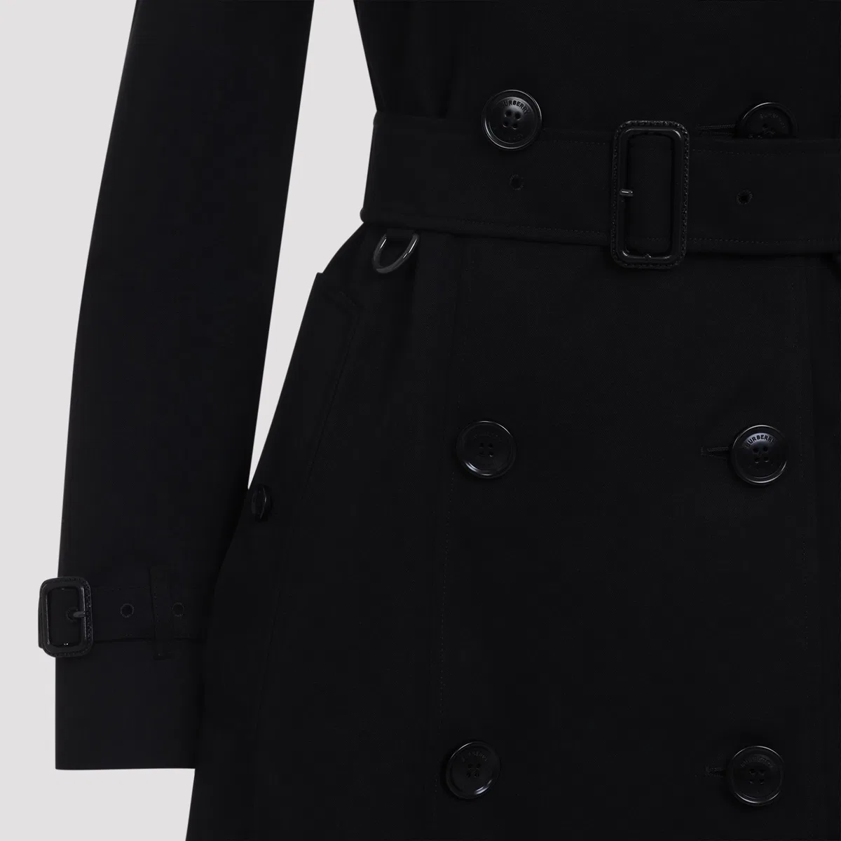 Burberry Black Chelsea Heritage Trench Coat