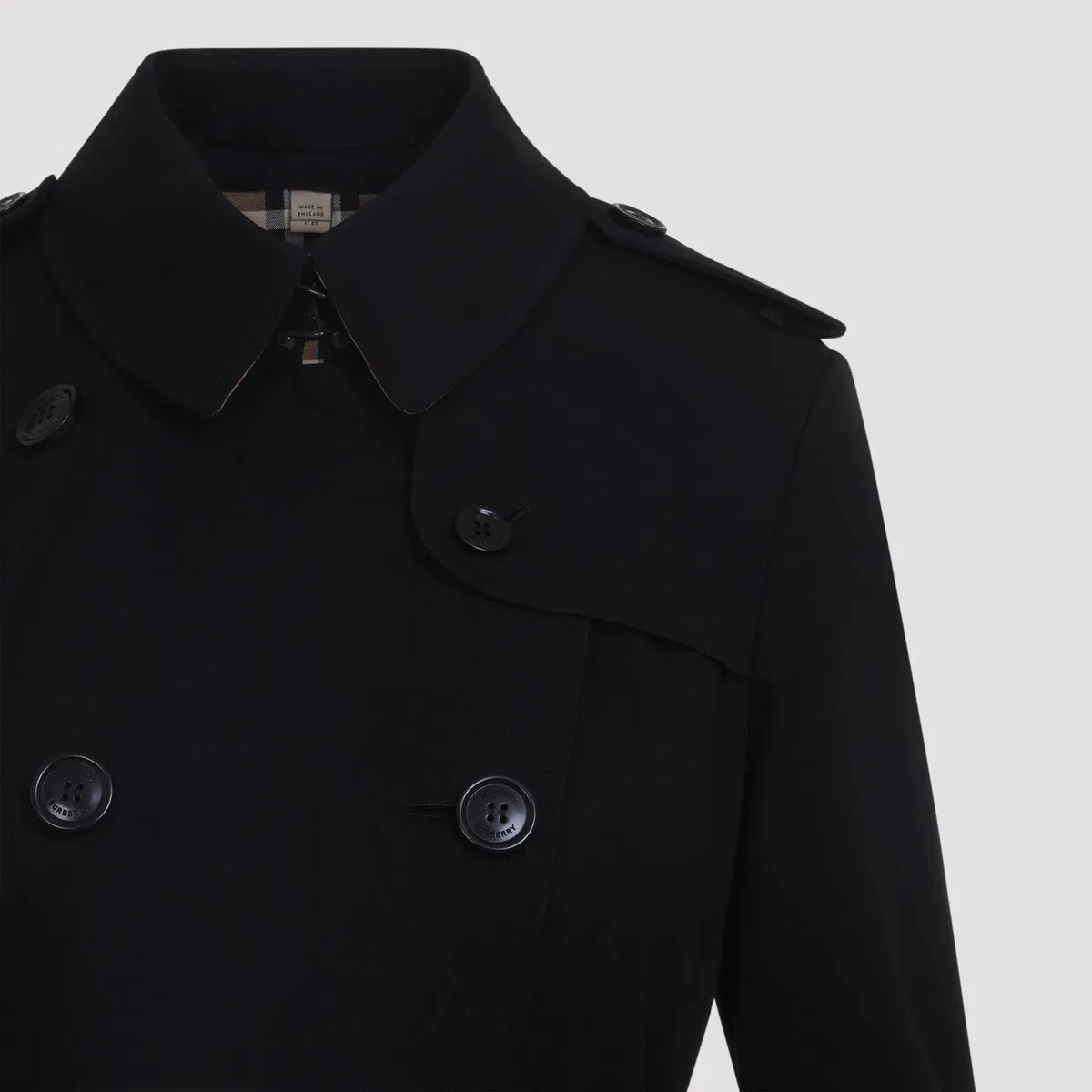 Burberry Black Chelsea Heritage Trench Coat