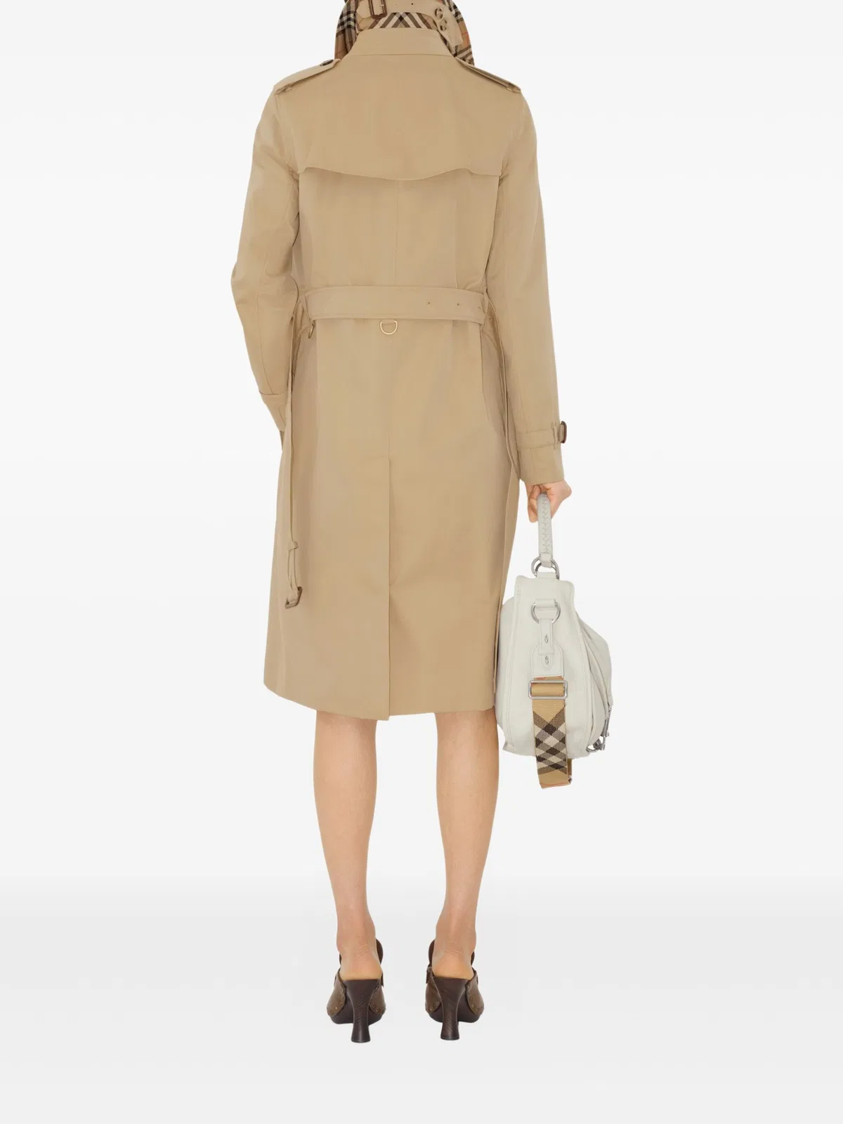 Burberry Kensington Belted Double-Breasted Trench