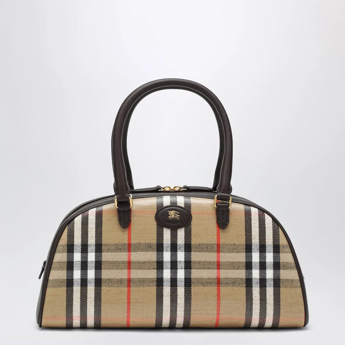 Burberry Sand Highlands Check Bag