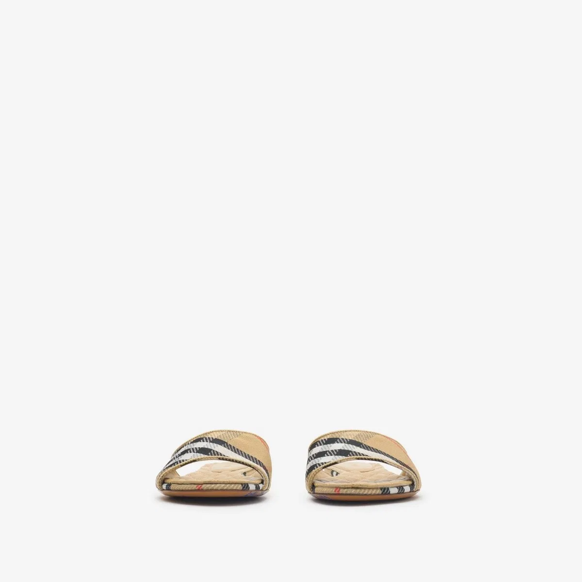 Burberry Lf Sloane Mule Chk Flat