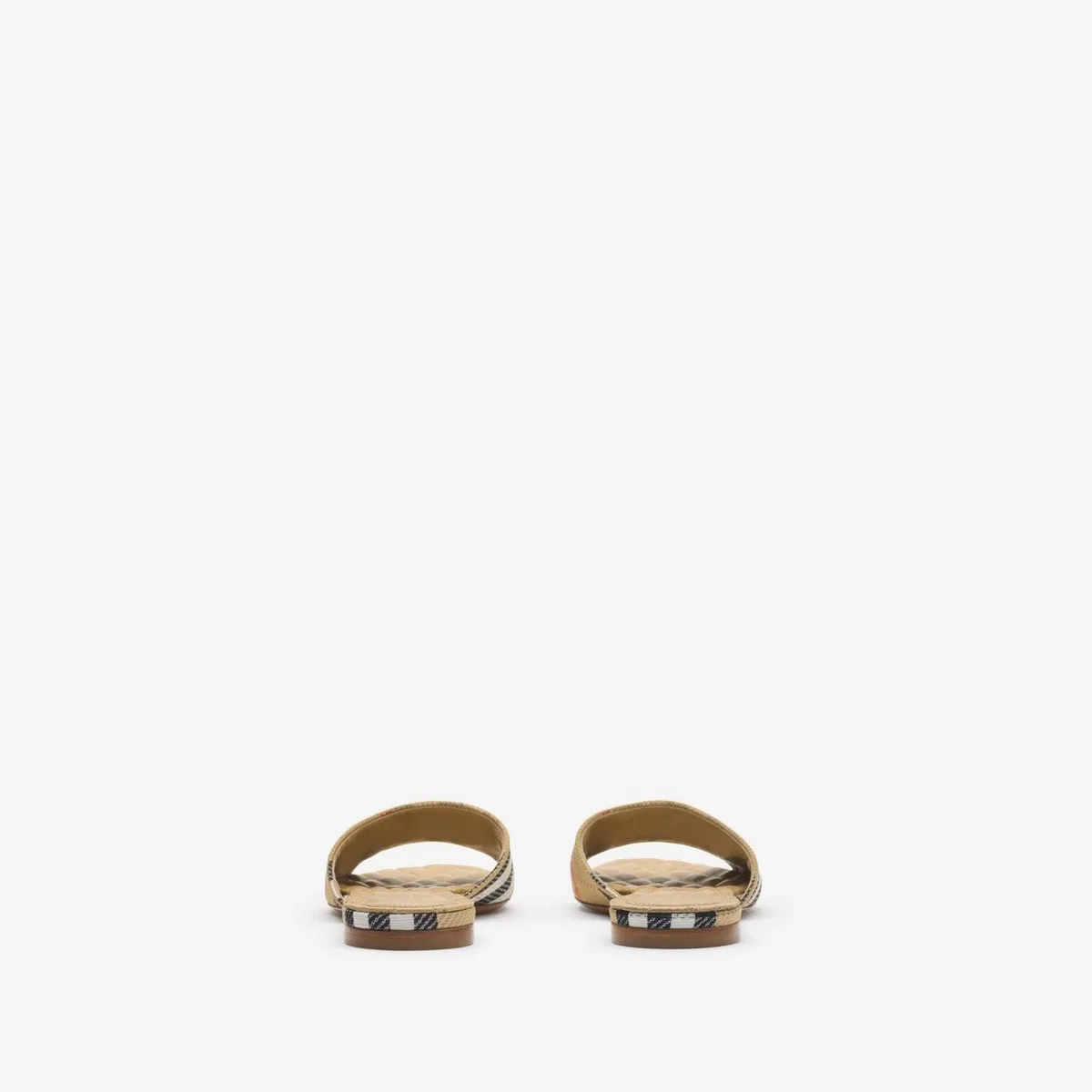 Burberry Lf Sloane Mule Chk Flat