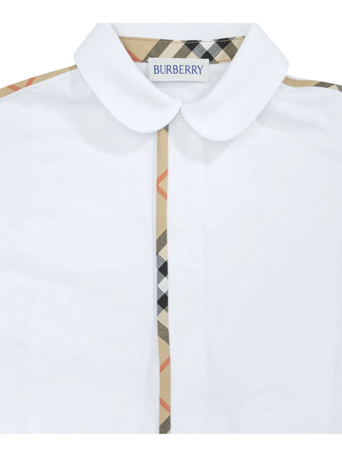 Burberry Kids White Cotton Elastane Tracksuit & S