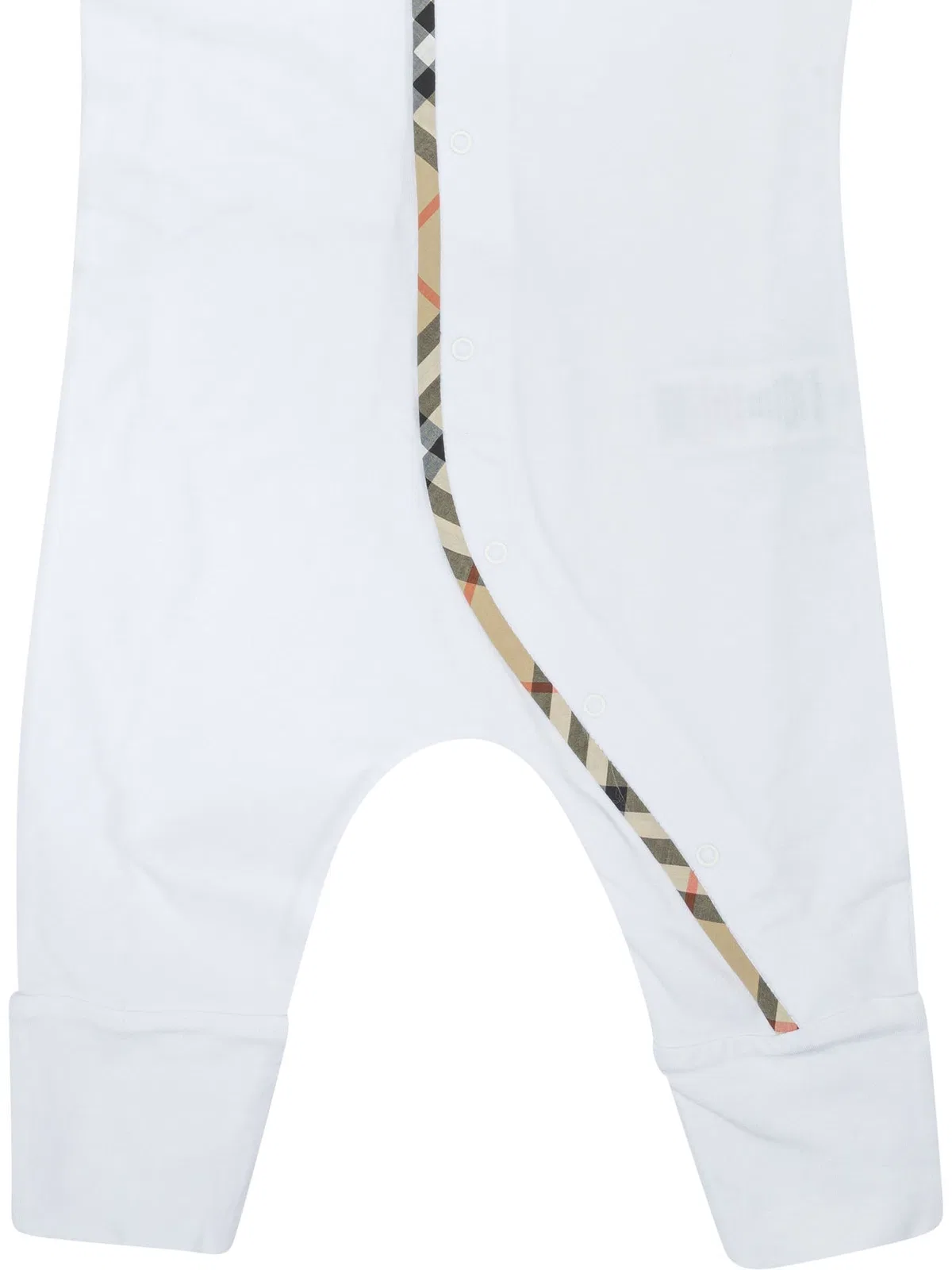 Burberry Kids White Cotton Elastane Tracksuit & S