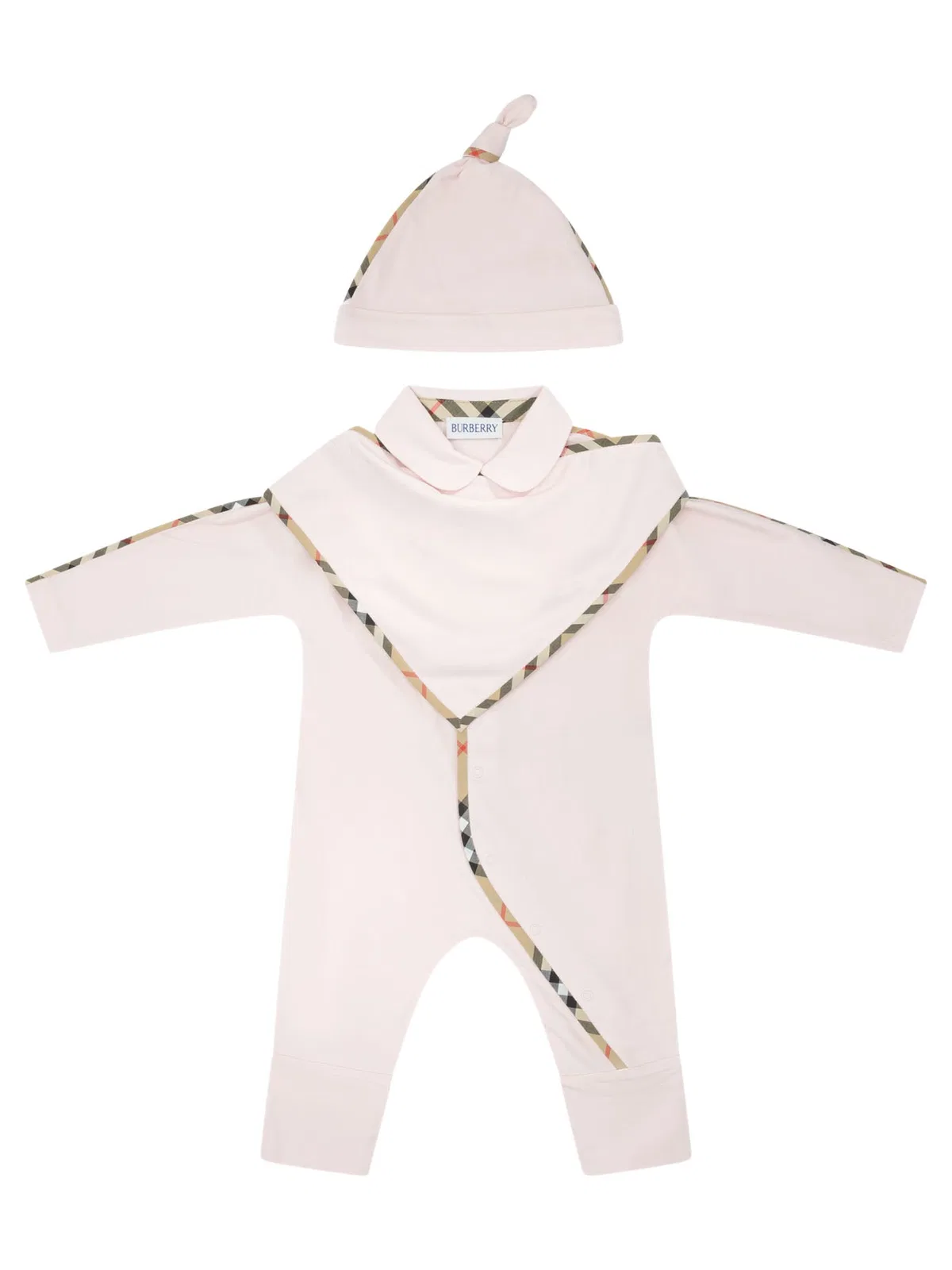 Burberry Kids Pink Cotton Elastane Tracksuit & Se