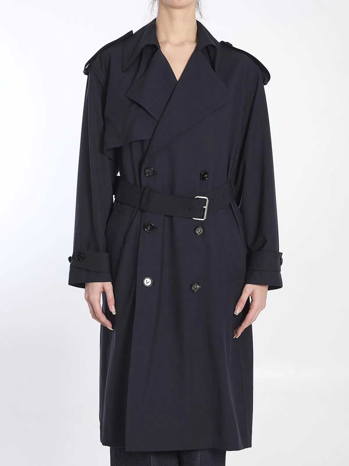 Bottega Veneta Wool Trench Coat