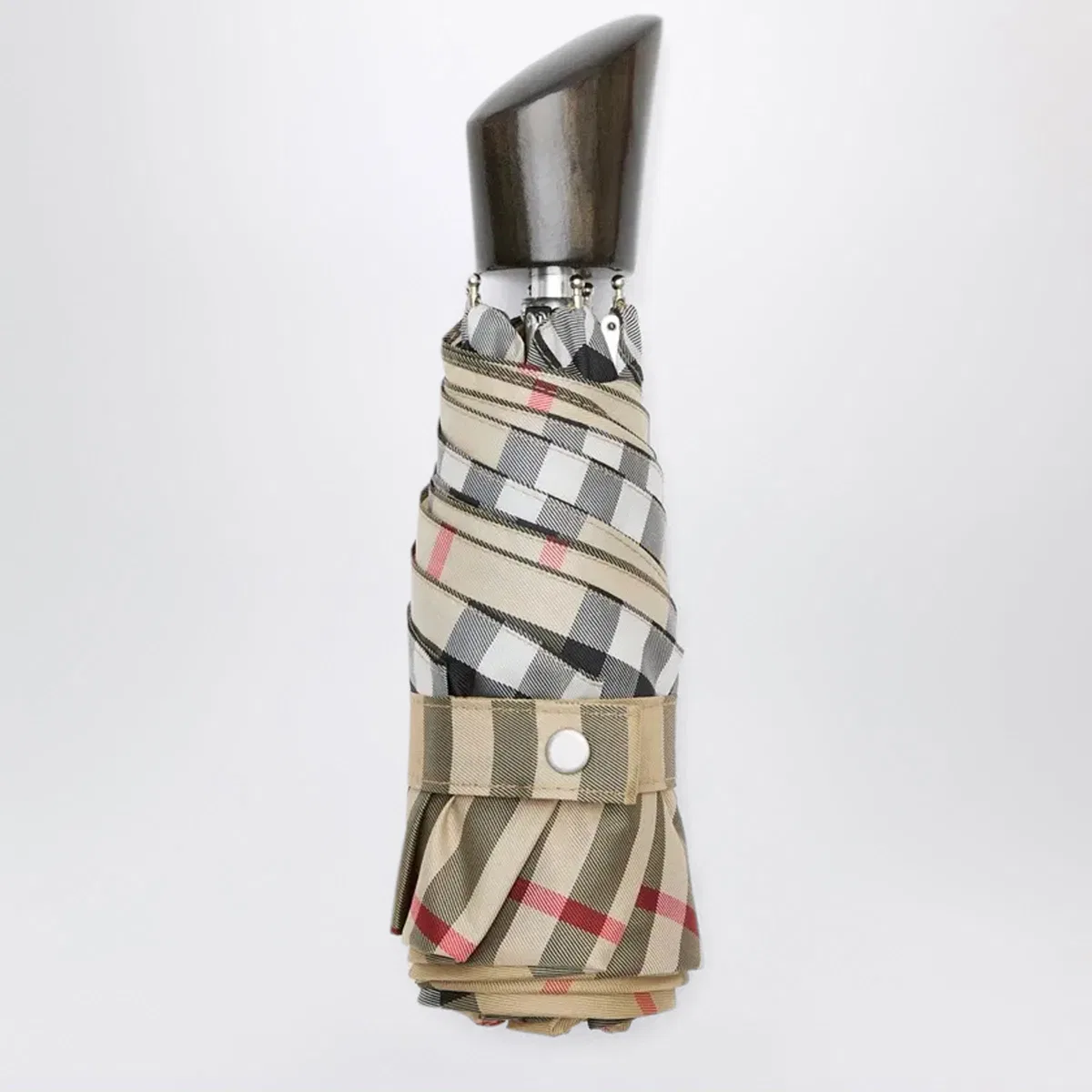 Burberry Foldable Check Umbrella In Polyester, Sa
