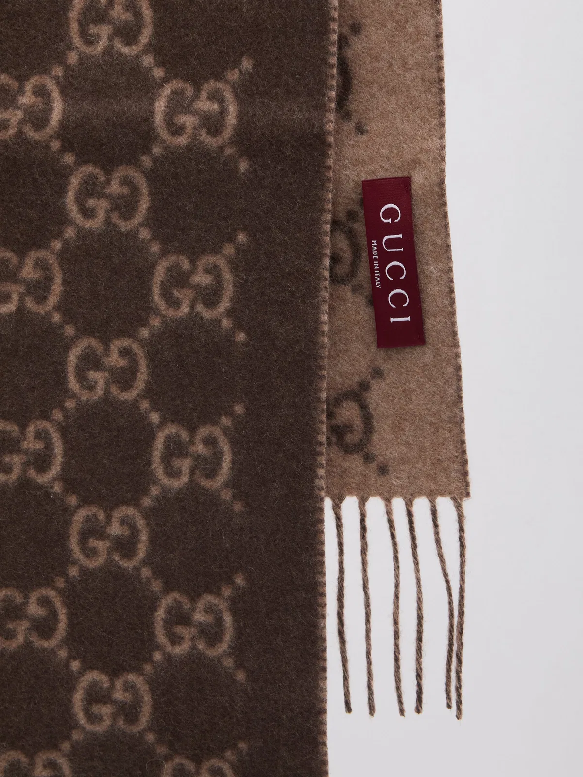 Gucci Embroidered Cashmere Scarf