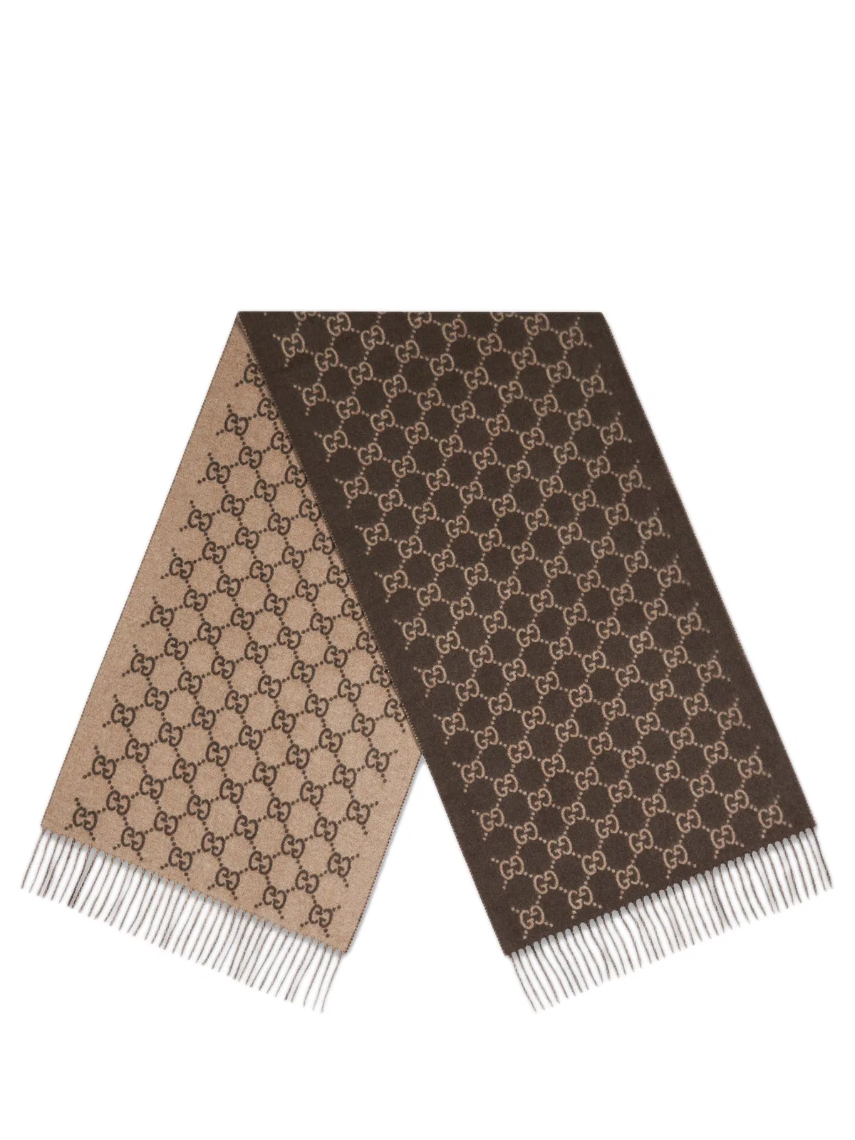 Gucci Embroidered Cashmere Scarf