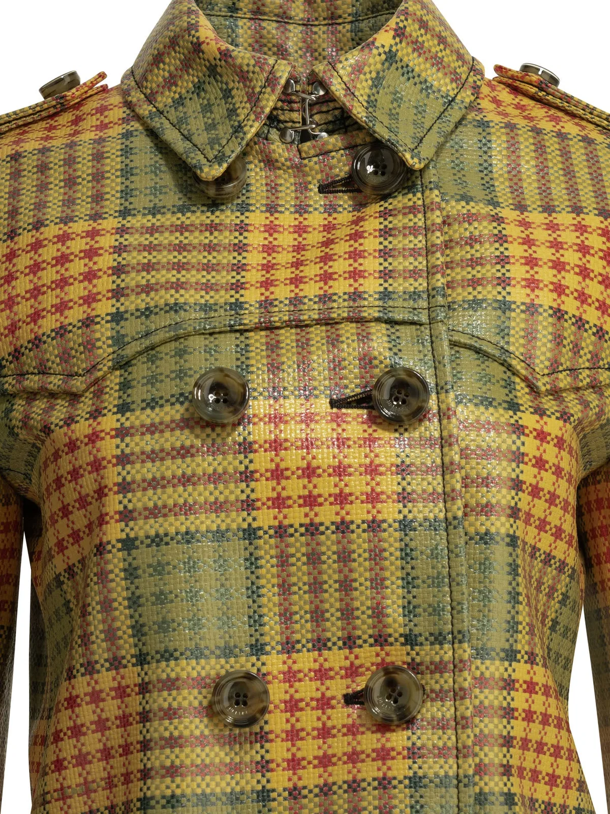 Burberry Summerside Check Yellow Polyester Nylon