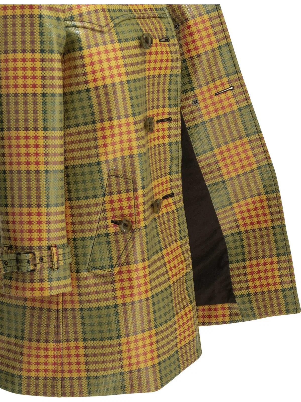 Burberry Summerside Check Yellow Polyester Nylon