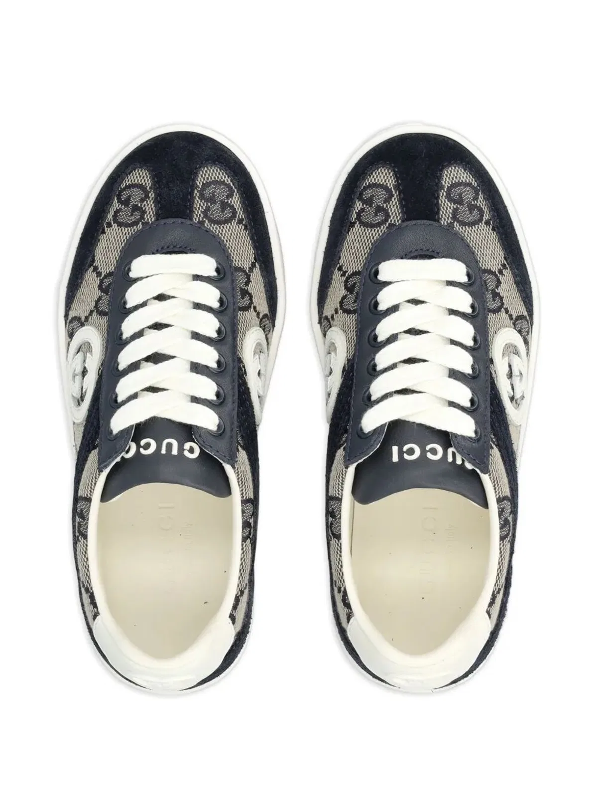 Gucci Kids Leather Sneakers