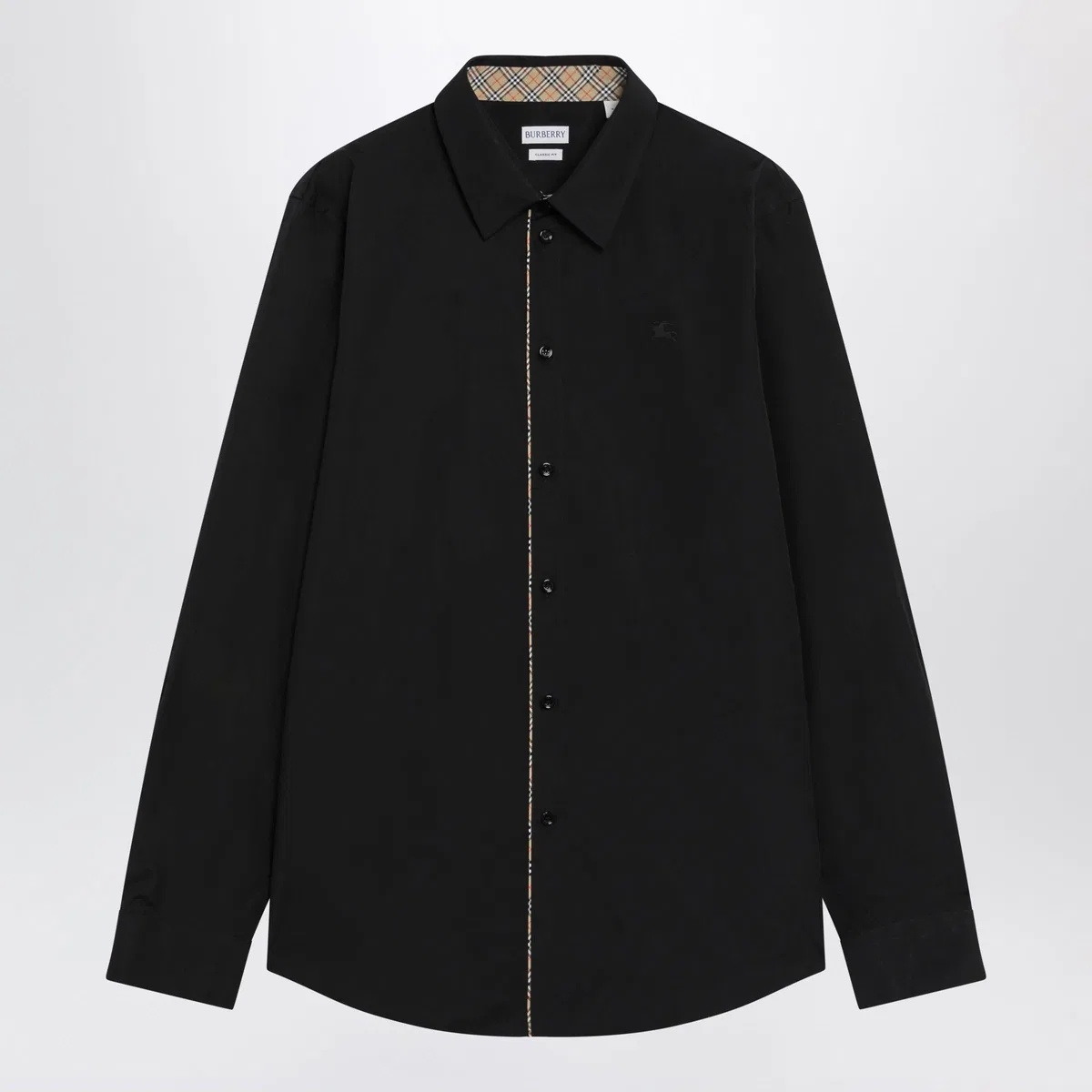 Burberry Classic-Fit Cotton Poplin Shirt With Che