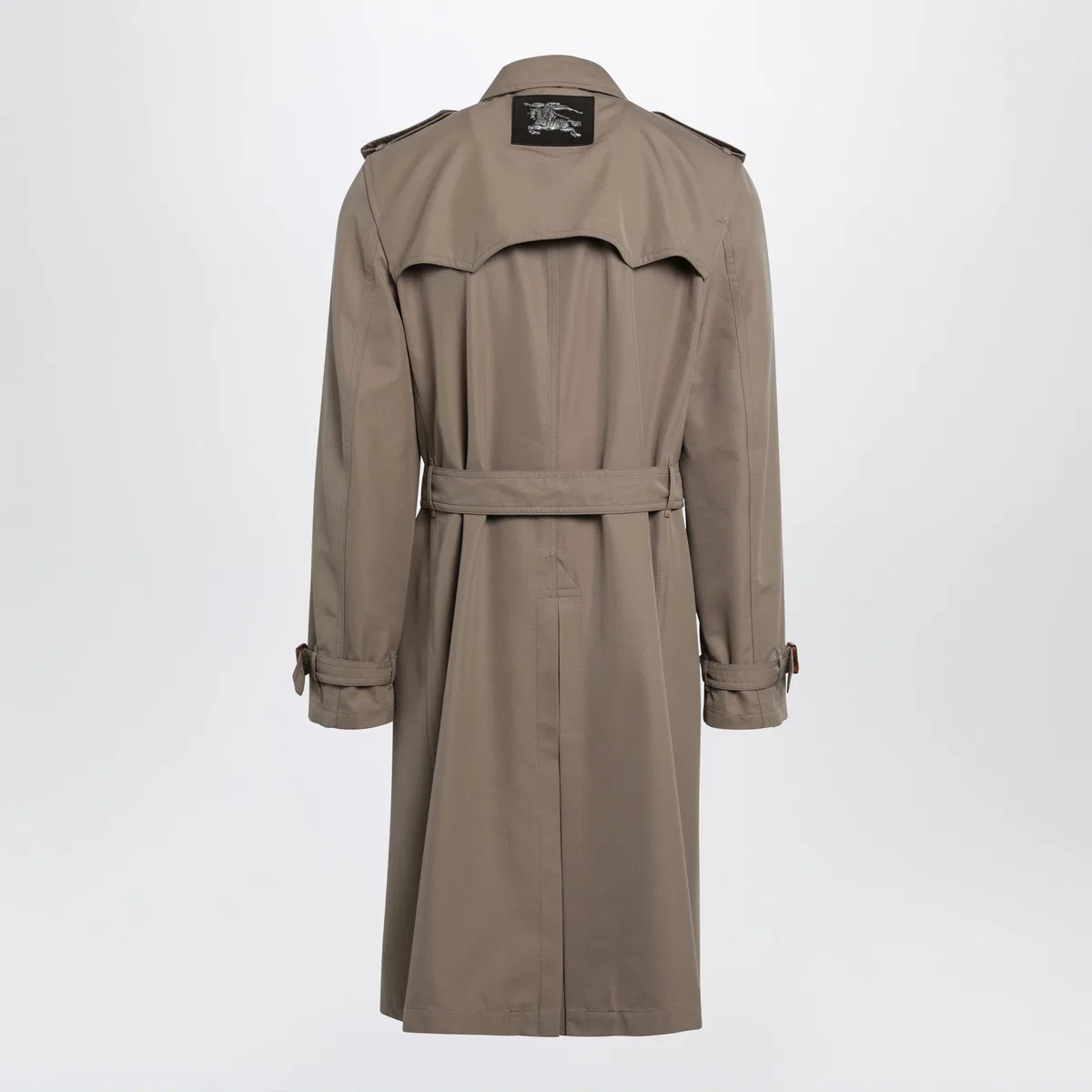 Burberry Short Foxfield Trench Coat In Cotton And