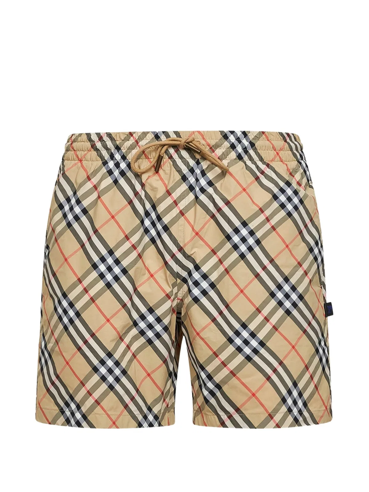 Burberry Check-Pattern Swim Shorts