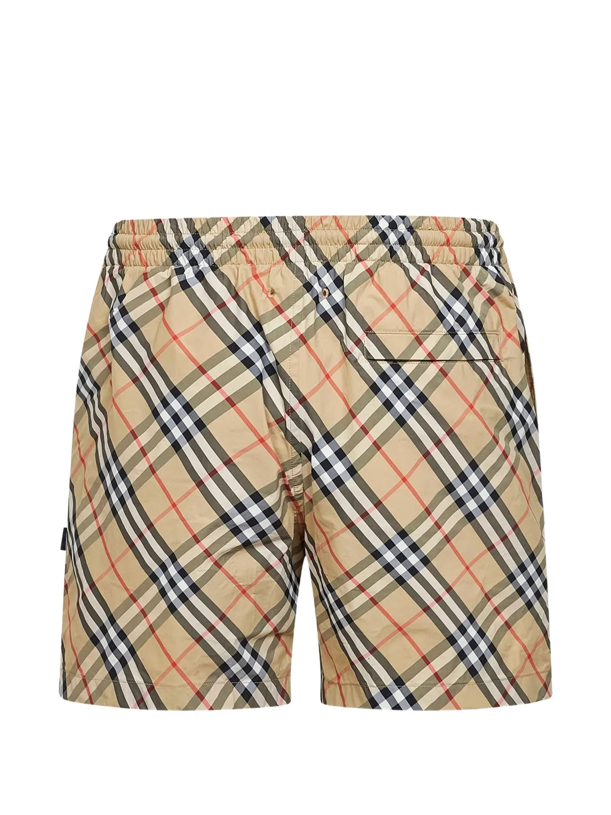 Burberry Check-Pattern Swim Shorts