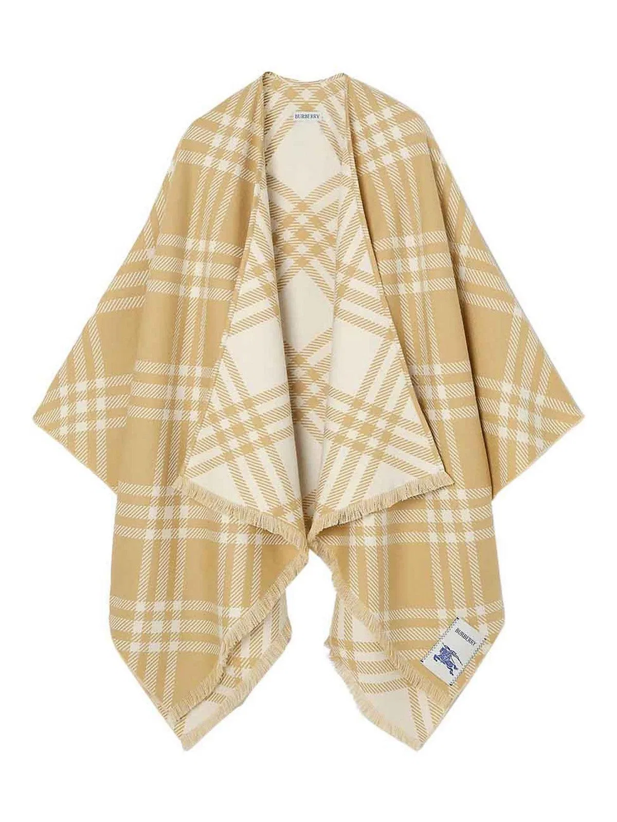 Burberry Sand/Ecru Check Cape