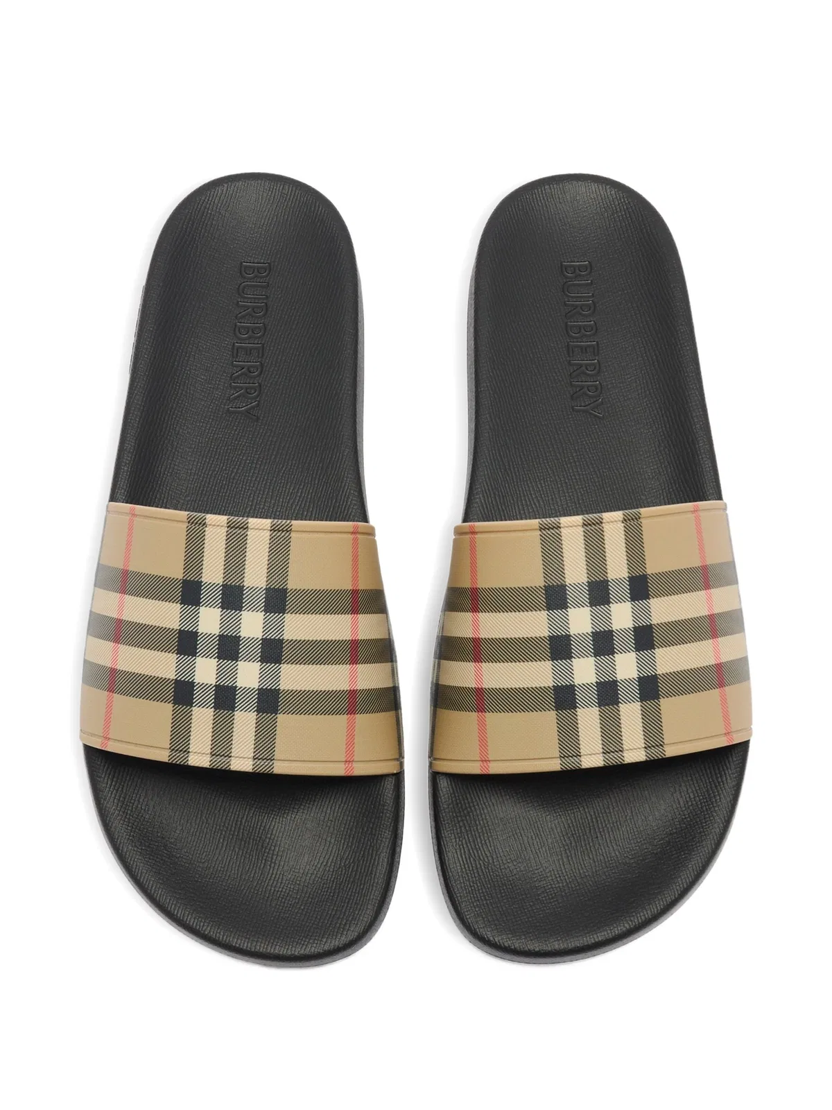 Burberry Check Slides