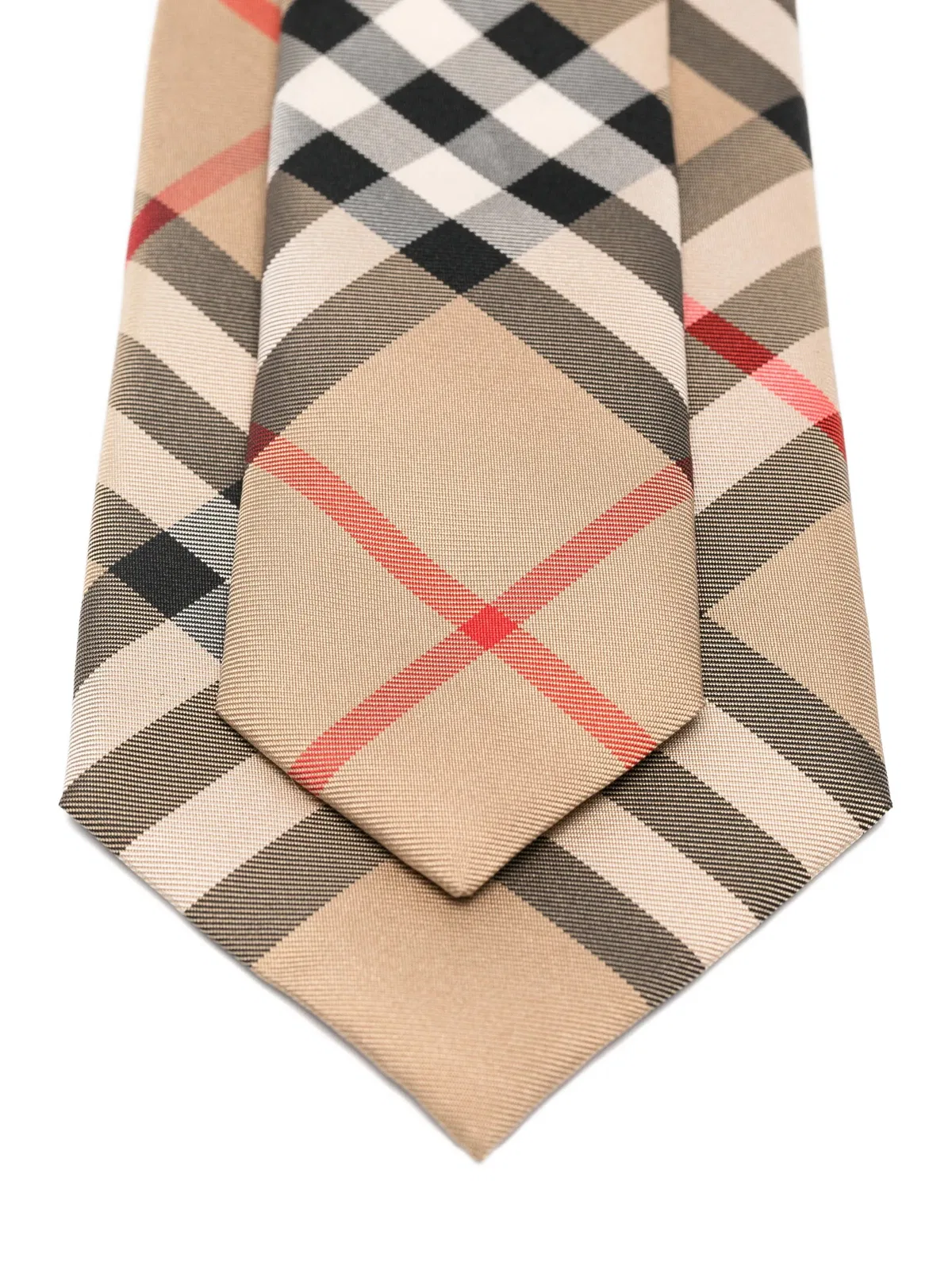 Burberry Check Silk Tie