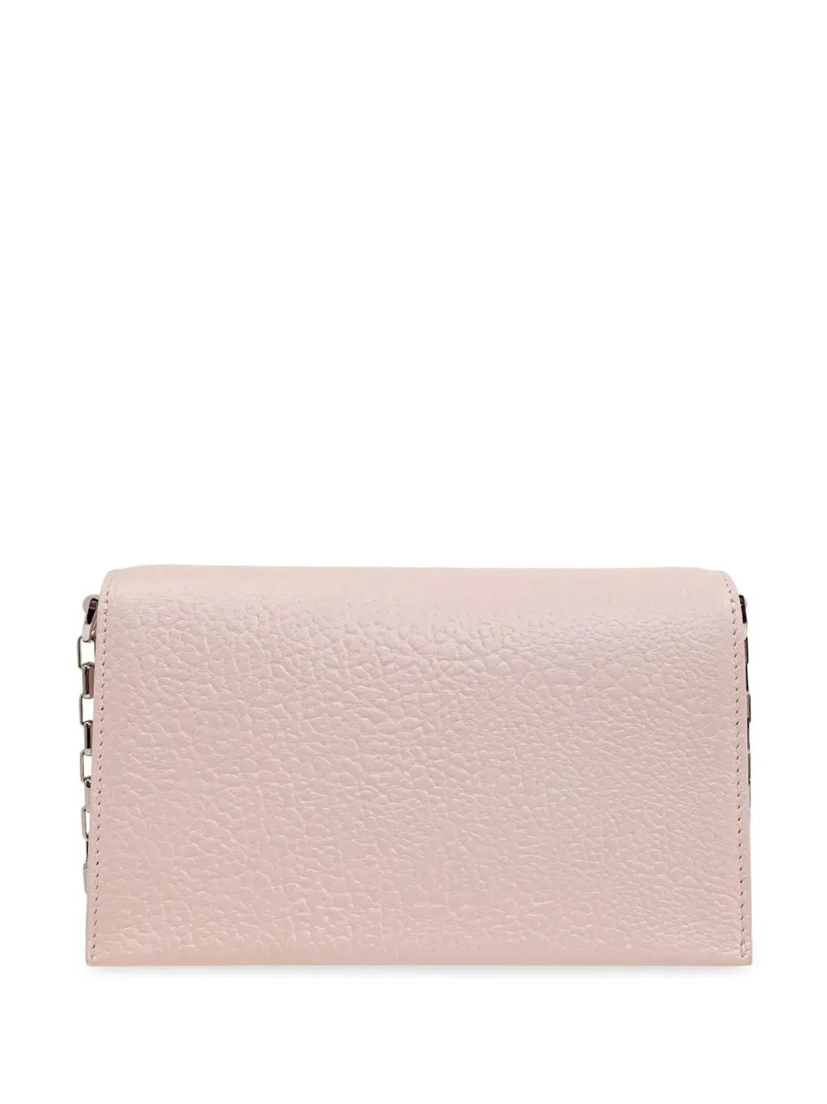 Alexander Mcqueen Pink Leather Mini Cross-Bar Clutch