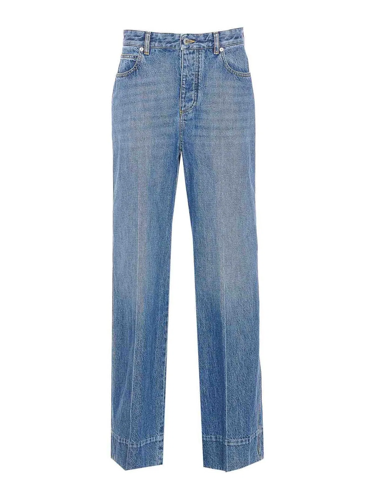Bottega Veneta Vintage Indigo Turned Up Jeans