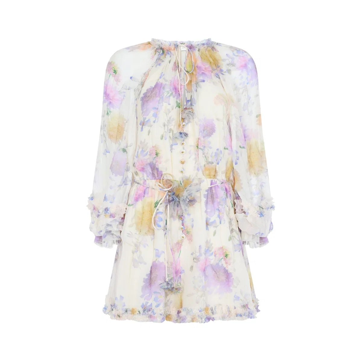 Zimmermann Luna Ruffle Playsuit