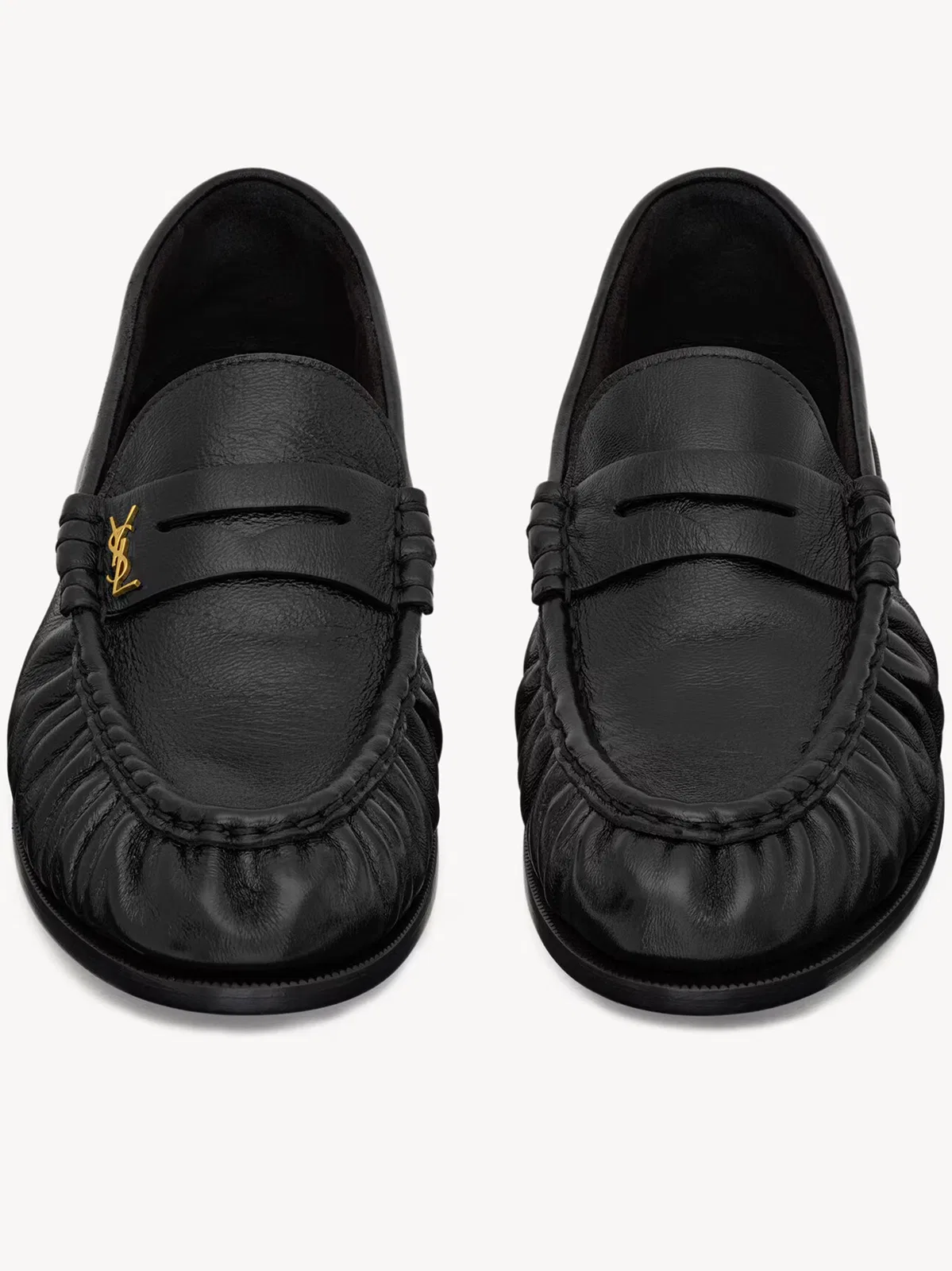 Saint Laurent Le Loafer Supple In Shiny Leather