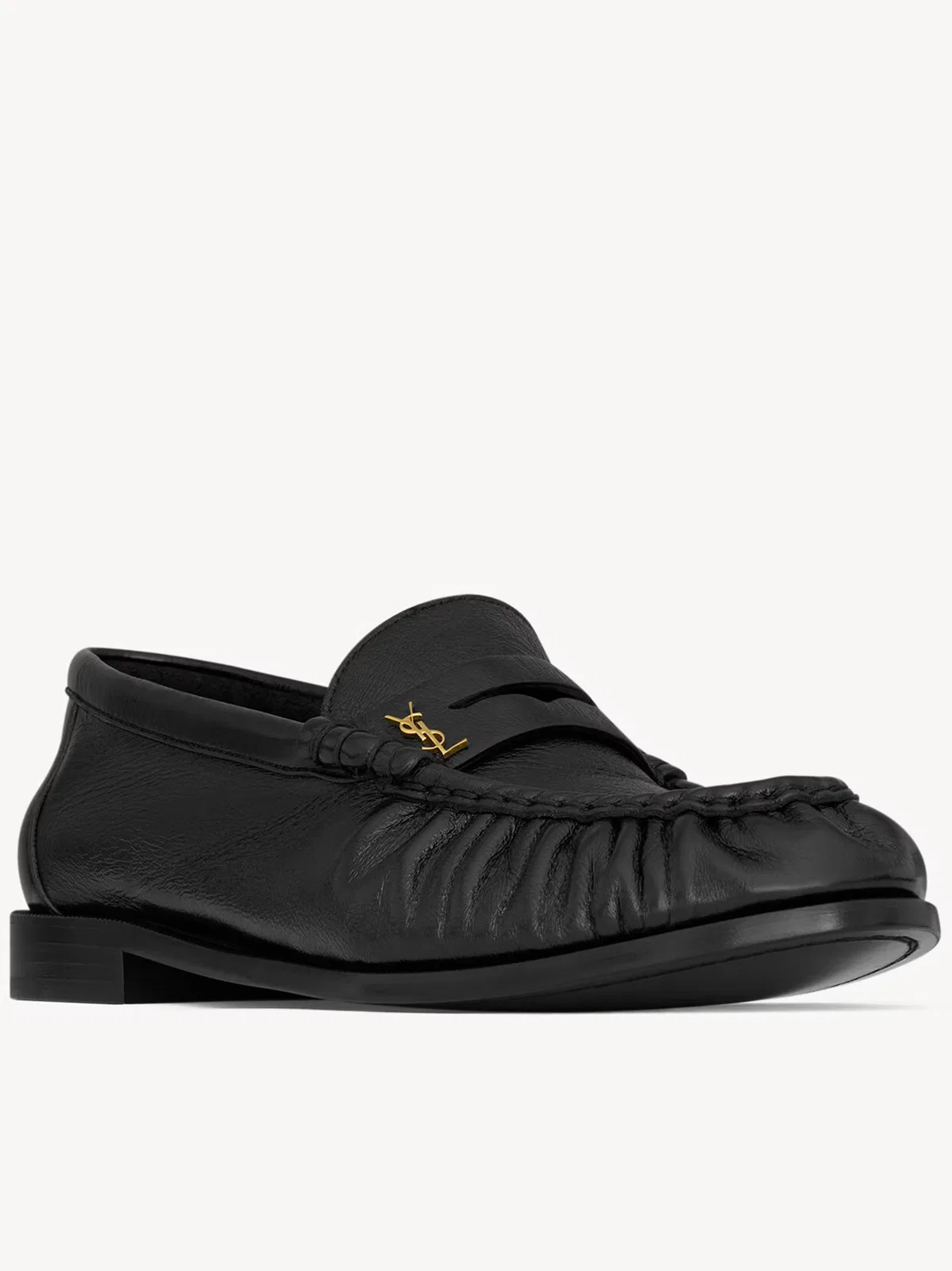 Saint Laurent Le Loafer Supple In Shiny Leather