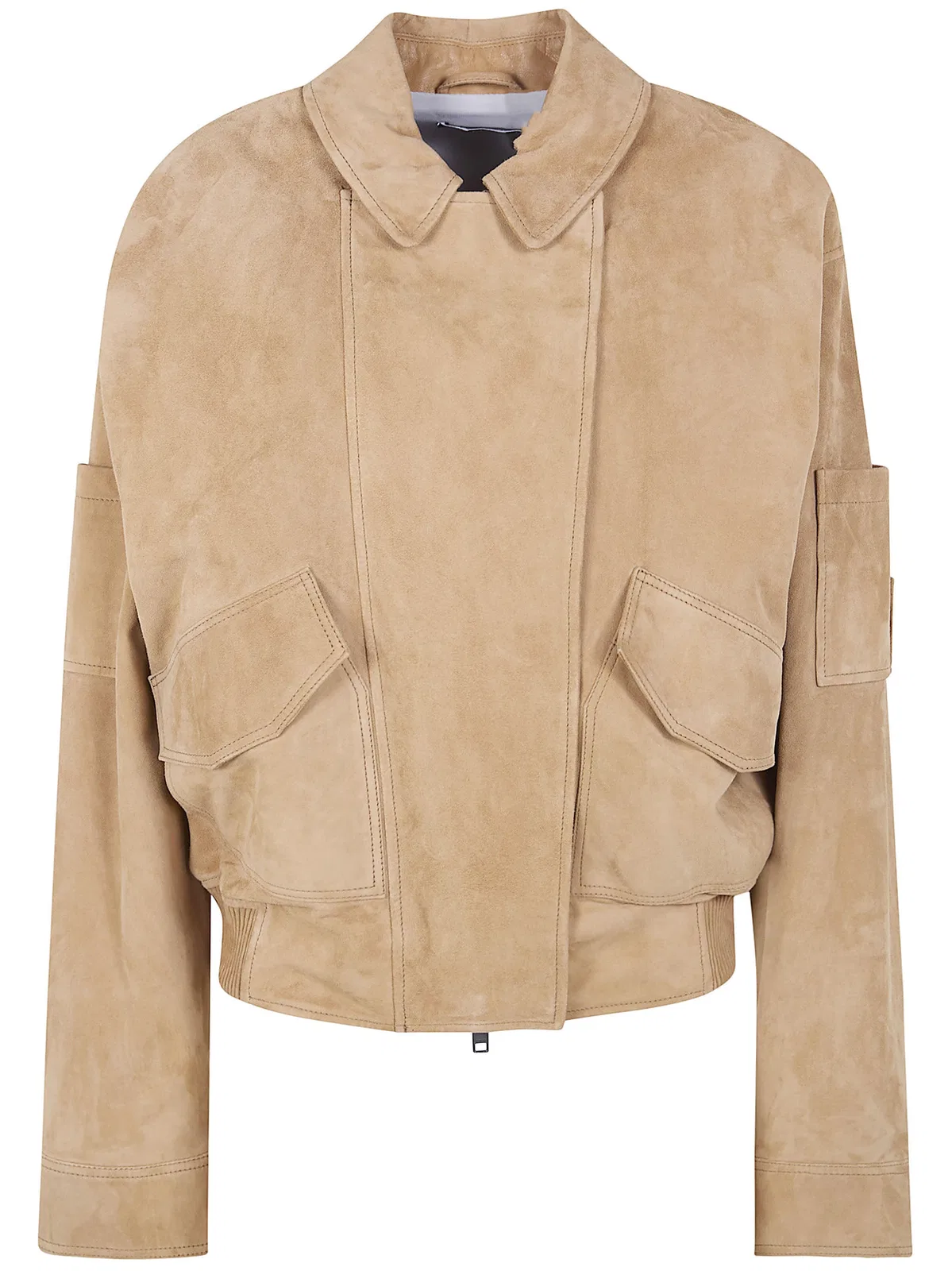 Drhope Oversized Nappa Vintage Bomber Jacket