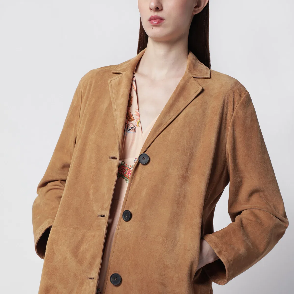 Swd by S.W.O.R.D Swd By S.w.o.r.d. Brown Long Suede Leath