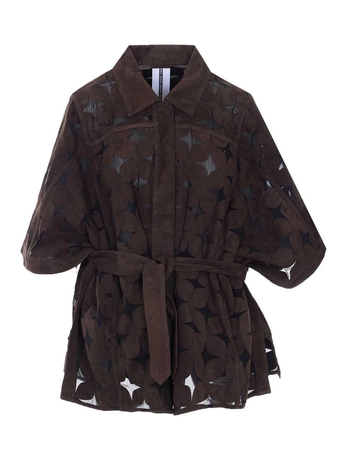 Sword Brown Leather Jacket