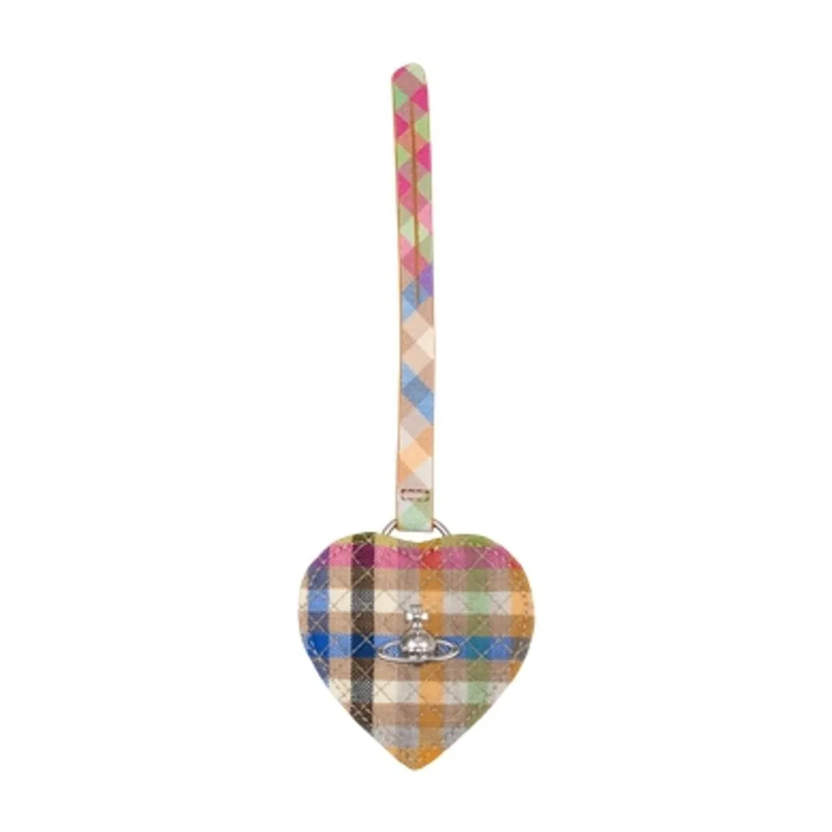 Vivienne Westwood Heart Mirror Charm Keychain