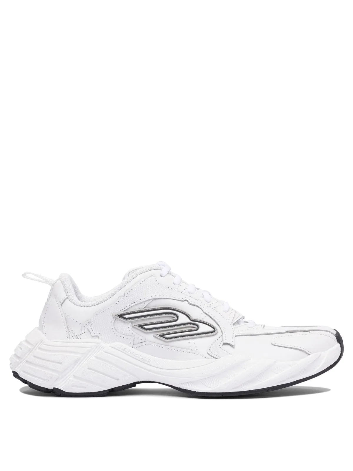 Balenciaga White Leather Sneakers