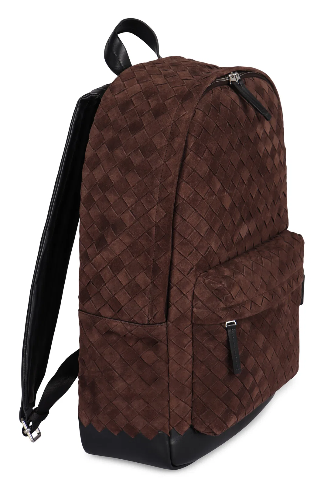 Bottega Veneta Fondant Brown Suede Leather Backpack