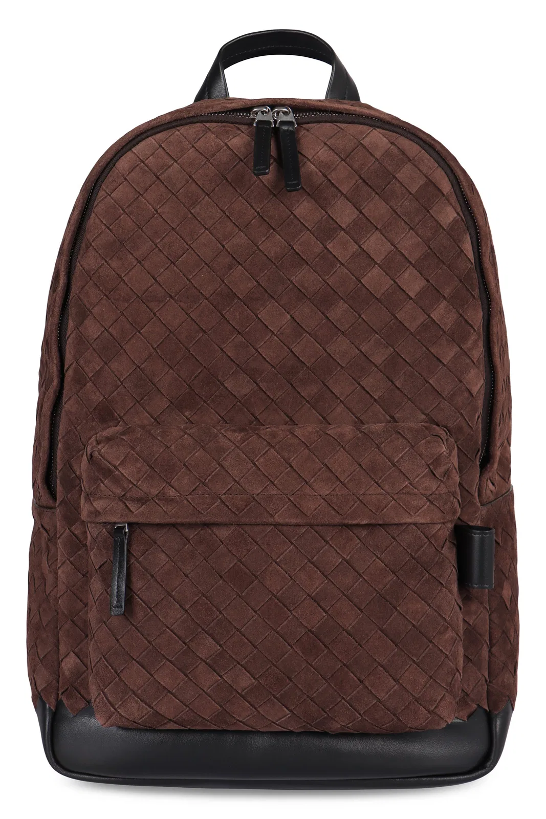 Bottega Veneta Fondant Brown Suede Leather Backpack