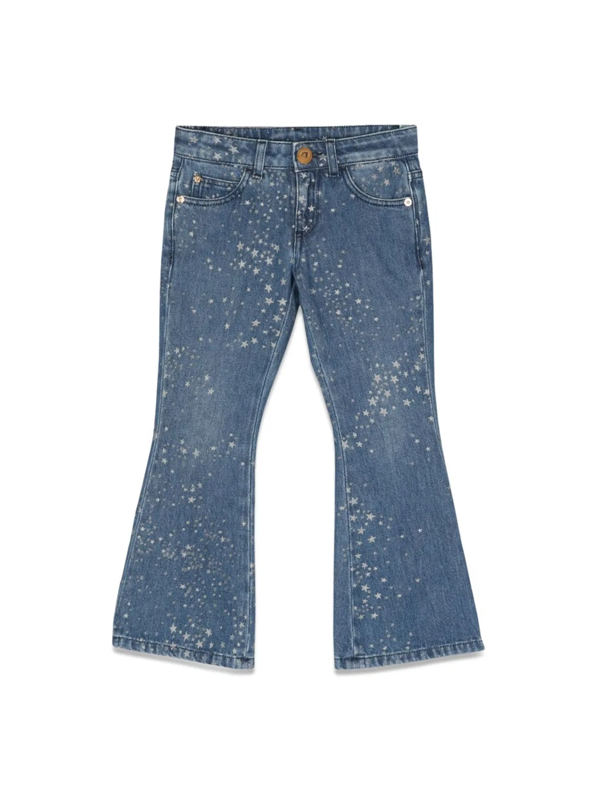 Versace Glitter Print Jeans