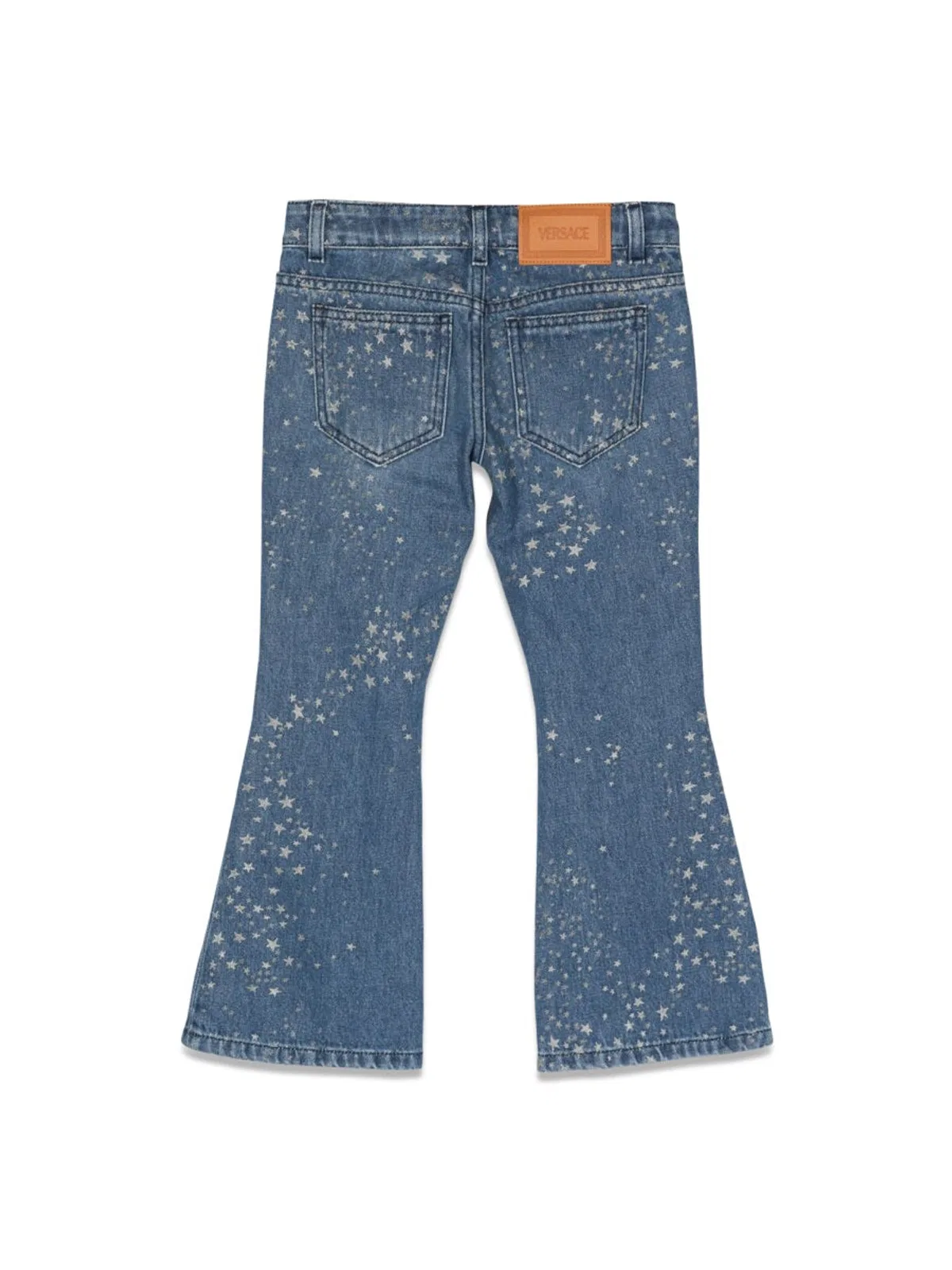 Versace Glitter Print Jeans