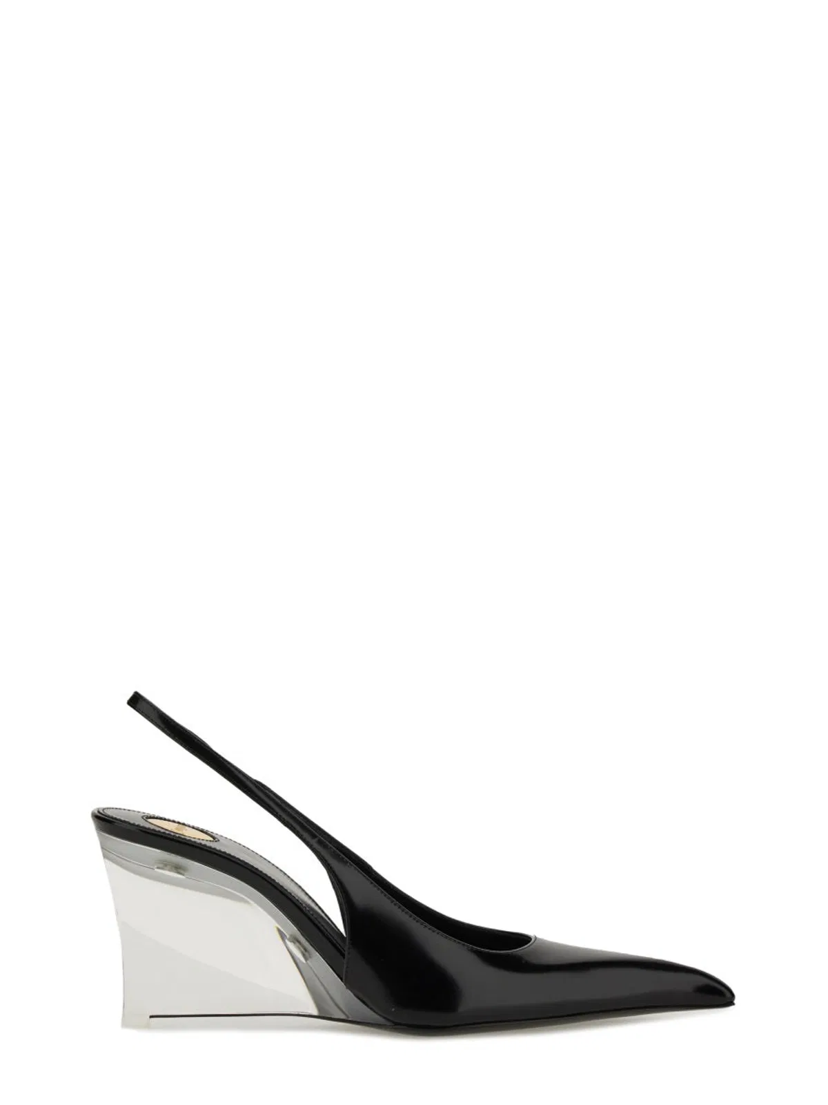 Saint Laurent Leather Miller Wedges