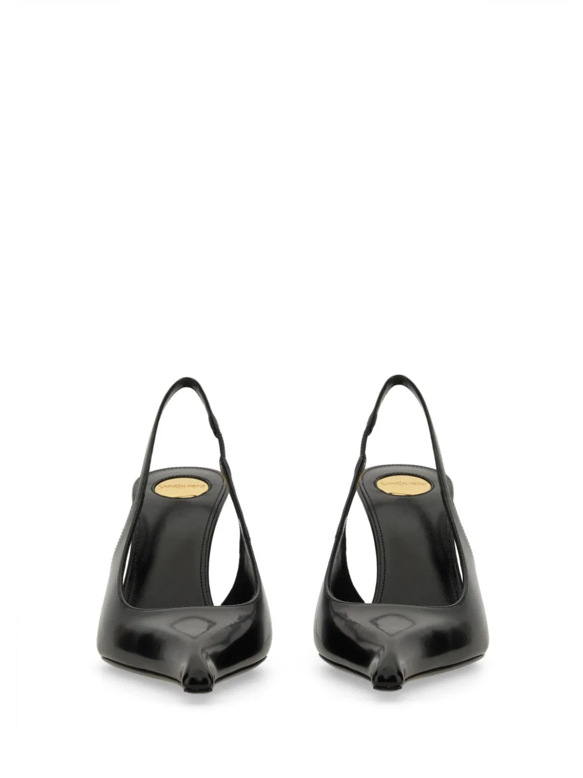 Saint Laurent Leather Miller Wedges