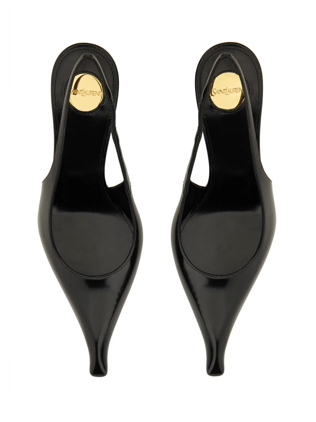 Saint Laurent Leather Miller Wedges