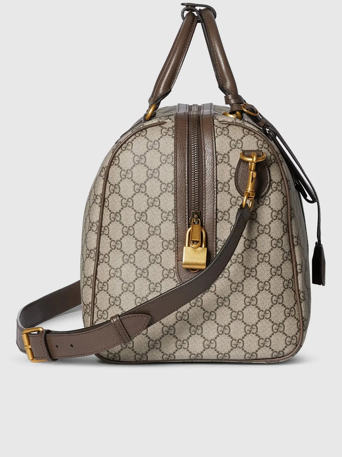 Gucci Printed Canvas Travel Bag