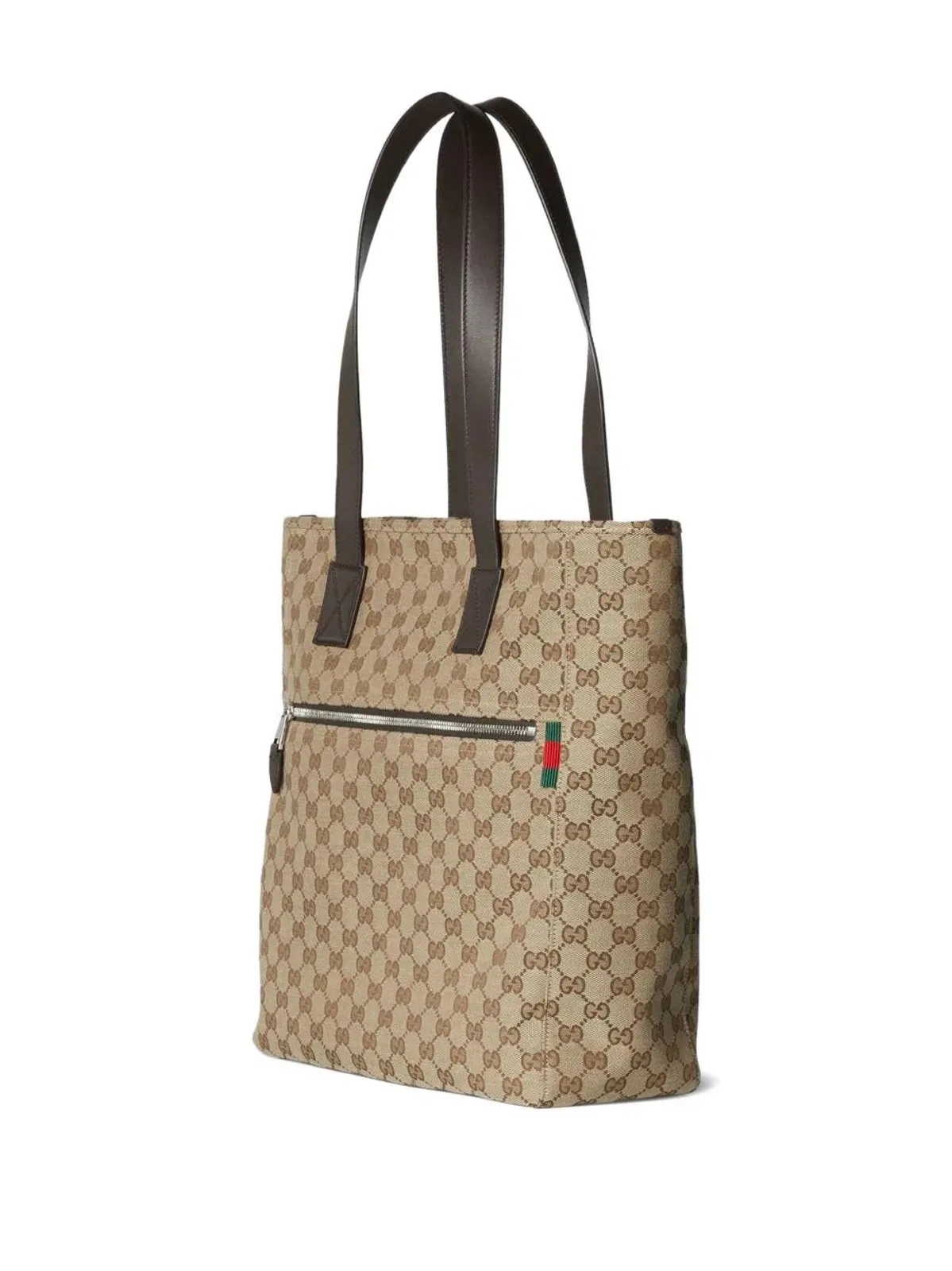 Gucci Men Brown Canvas Bag